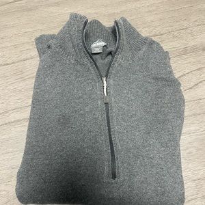 Eddie Bauer quarter zip sweater